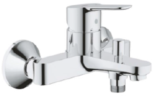 Wall mounted bath shower mixer