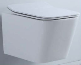 [H814B] Wallhung WC with Soft close seat & cover