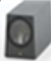 [LU-074-2 F] Wall Lamp double Outdoor