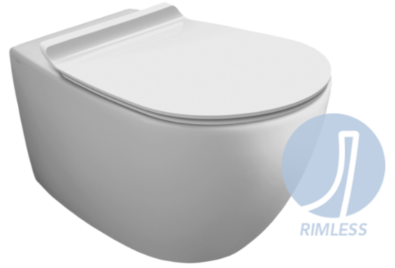 [VI18/F85] Wallhung WC Rimless with Fixing Kit