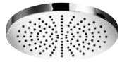 [E044115] Shower head ABS Round 200 mm