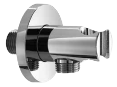 Water outlet with holder