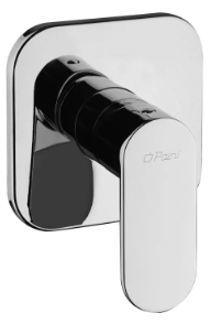 Built-in Shower Mixer 1 way with plate and handle