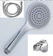 [80820] Hand shower with wall holder and flexible hose