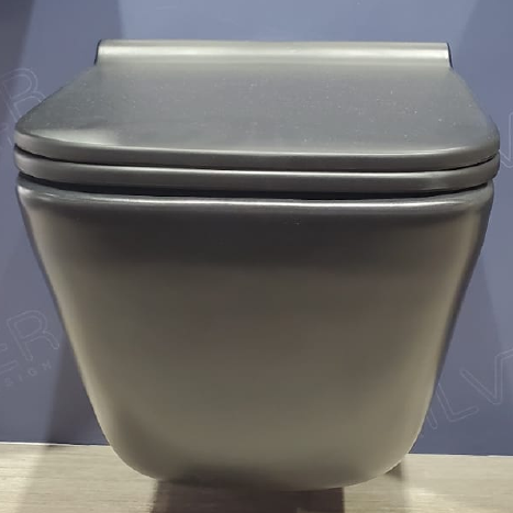 [F47.76.001-8W] Wallhung WC with Soft close Seat & Cover