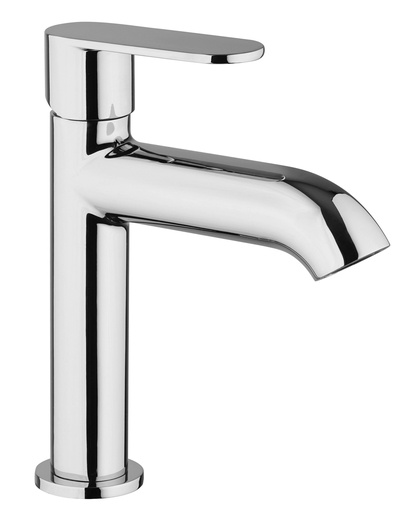 [18CR211] Single lever deck mounted basin mixer with 1 1/4" pop up waste