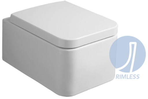 [FL63+F85 Dec/Ren/GD] Wallhung WC rimless with fixing kit F85